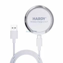 Accessories - 3mk Hardy Wireless Charger 2in1 15W White