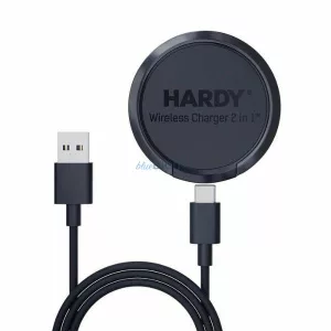 Accessories - 3mk Hardy Wireless Charger 2in1 15W Black
