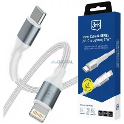   3MK Hyper Cable N-SERIES USB-C to Lightning Cable 2m 9V/3A 27W White