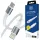 3MK Hyper Cable N-SERIES USB-C to Lightning Cable 2m 9V/3A 27W White