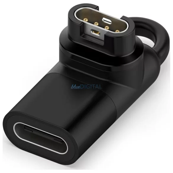 Adapter USB-C MajesticLine for Charging Garmin Watches black