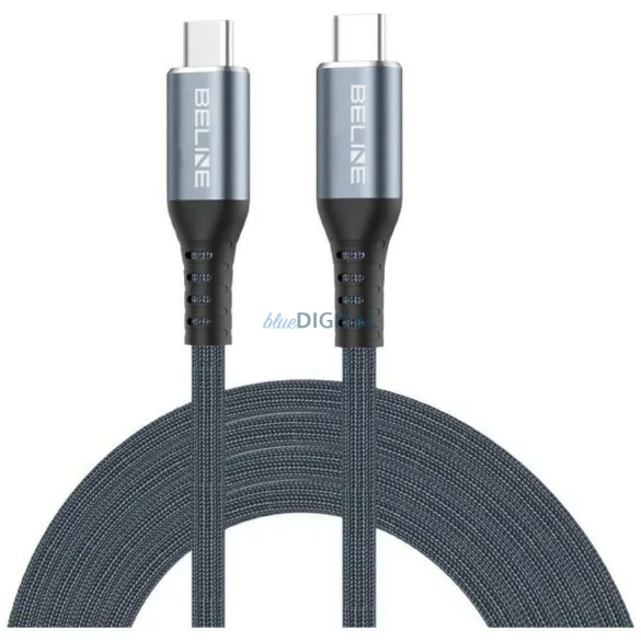 Beline Thunderbolt 4 USB-C Cable 1 m, 48V/5A, 40Gbps, 240W, 8K 60Hz, Black