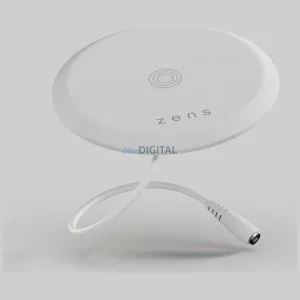 Zens PuK and Play Qi 15W Induction Charger, Countertop Model white