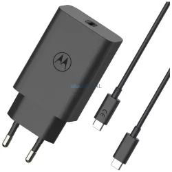   Charger wall Motorola TurboPower 68W USB-C with cable USB-C to USB-C 1m black