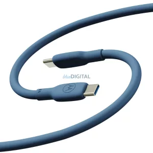 Motorola Silicone USB-C to USB-C Cable 2 m 5 A blue