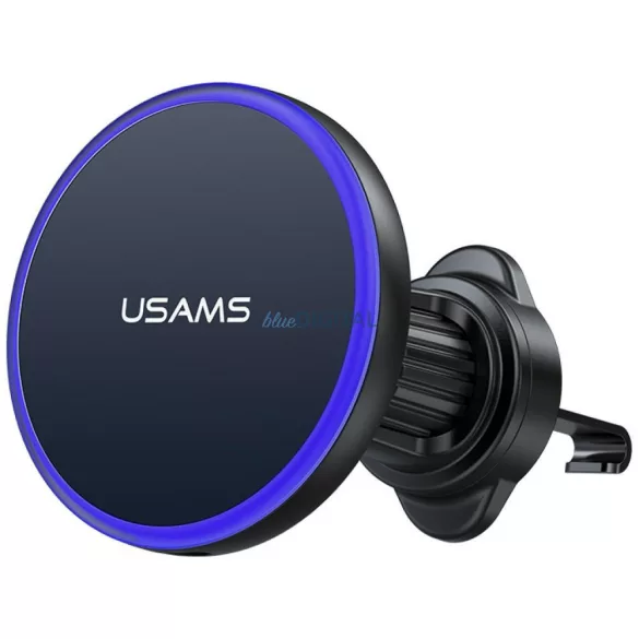 Car Mount with Wireless Charging for Air Vent USAMS black