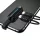 USAMS Adapter AU10 2w1 Lightning LED 2 xlightning czarny/black SJ357LN01 (US-SJ357)