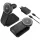 Foldable wireless charger 3-in-1 SODI W79 Qi2 black
