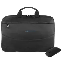 Tucano Borsa Idea set: 15.6" laptop bag + mouse black