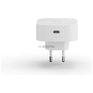 Zens Qi 15W Wireless Induction Charger with USB-C 18W white