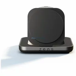   2-in-1 Magnetic Induction Charger  Zens Nightstand Charger Pro 2 + Apple Watch Qi2 15W USB-C Chargin