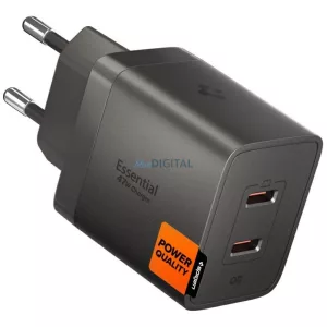 Spigen Essential EE472EU-GAN 47W 2xUSB-C Gunmetal Wall Charger