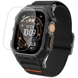   Strap Spigen Lite Fit PRO & Tempered     Glass for Apple Watch Ultra 1 / 2 / 3 (49mm) black
