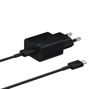 Mains charger Samsung EP-T1510XB 15W Fast Charge + USB-C to USB-C cable black