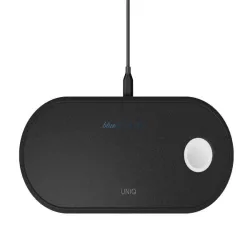   UNIQ Aereo Wireless Charger 3in1 10W Fast charge charcoal black (LITHOS Collective)