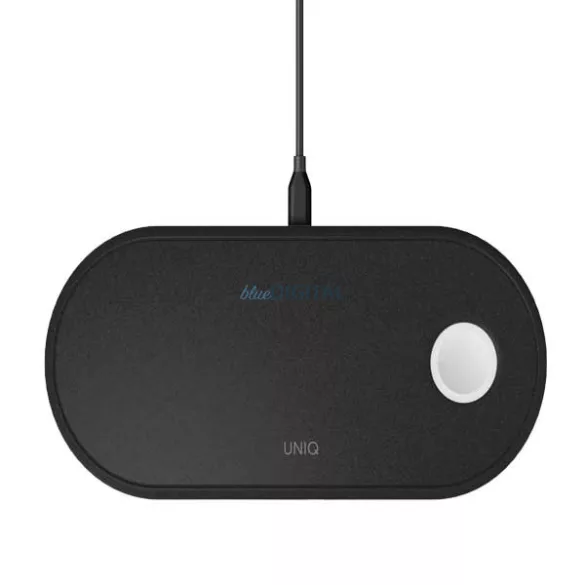 UNIQ Aereo Wireless Charger 3in1 10W Fast charge charcoal black (LITHOS Collective)