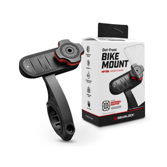 Spigen Gearlock suport de telefon pentru biciclete / sistem de montare cu adaptor AU100 - Gearlock MF100 Out-Front Bike Mount - negru