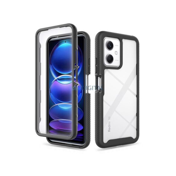 Xiaomi Redmi Note 12 5G/Poco X5 5G Husă spate rezistent la șocuri - Tech-Protect Defense360 - negru