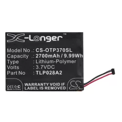   Baterie CAMERON SINO Li-Polymer (3.7V/2700mAh, compatibil cu Alcatel TLP028A2) NEGRU