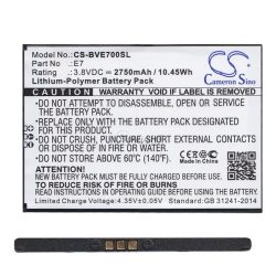   Baterie CAMERON SINO Li-Polymer (3.8V/2750mAh, compatibil cu Blackview E7) NEGRU