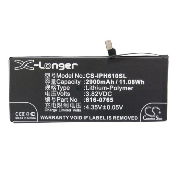 Baterie CAMERON SINO LI-Polymer (3.7V/2900mAh + cablu AS-CBT100) Apple iPhone 6 Plus 5.5