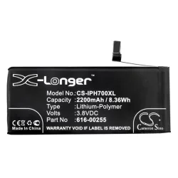   Baterie CAMERON SINO Li-Polymer (3.8V/2200mAh, compatibil cu Apple 616-00255) NEGRU Apple iPhone 7 4.7