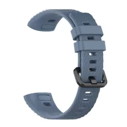   Curea (dimensiune personalizată, silicon, reglabilă, model cu dungi) BAND BUFFER Huawei Band 3 Pro, Honor Band 3 Pro