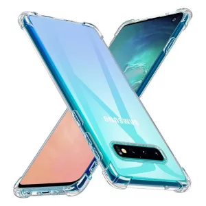 HUSĂ! - Husă silicon pentru telefon (rezistent la impact mediu, bubble heel) pentru Samsung Galaxy S10 Plus (SM-G975)