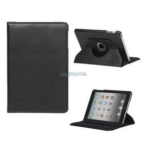 Husă permanentă cu efect de piele (FLIP, suport de birou, 360°) BLACK Apple IPAD mini 3, IPAD mini 2 , IPAD mini