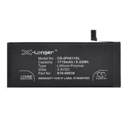   Baterie CAMERON SINO Li-Polymer (3.8V/1715mAh, compatibil cu Apple 616-00036) NEGRU Apple iPhone 6S 4.7