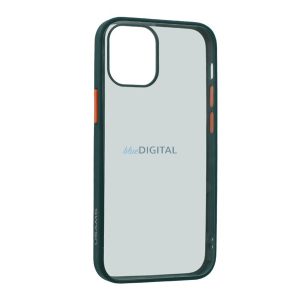 USAMS Silicone Phone Protector (rezistent la șocuri, spate transparent) CUTTING LINE pentru Apple iPhone 12 mini