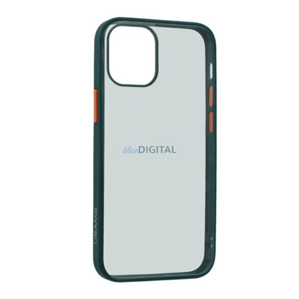 USAMS Silicone Phone Protector (rezistent la șocuri, spate transparent) CUTTING LINE pentru Apple iPhone 12 mini