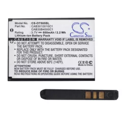   Baterie CAMERON SINO Li-Ion (3,7V/600mAh, compatibil Vodafone CAB20G0000C1) NEGRU Alcatel OT-2010D, Alcatel OT-2051, Alcatel OT-1030, Alcatel OT-2012D, Alcatel OT-3165OT, Alcatel OT-3165OT,-3165OT Alcatel OT-209, Alcatel OT-217, Alcatel OT-228, Alca
