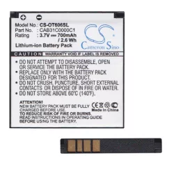   Baterie CAMERON SINO 700mAh LI-ION (compatibilă CAB31C0000C1) Alcatel OT-606