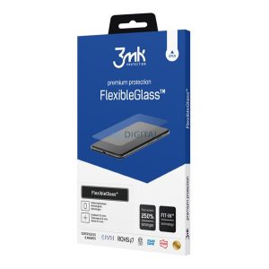 3MK FLEXIBLE GLASS ecran protector de sticlă (2.5D, flexibil, 0.3mm, 7H) pentru Apple iPhone 15 Plus
