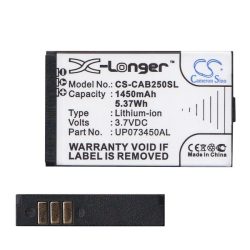   Baterie CAMERON SINO Li-Ion (3,7V/1450mAh, compatibil CAT UP073450AL) BLACK CAT B25