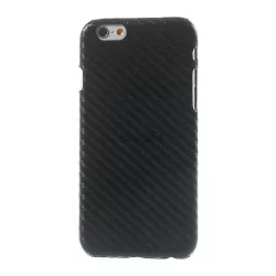   HUSĂ! - Protectie din plastic pentru telefon (model carbon) NEGRU Apple iPhone 6S 4.7, Apple iPhone 6 4.7