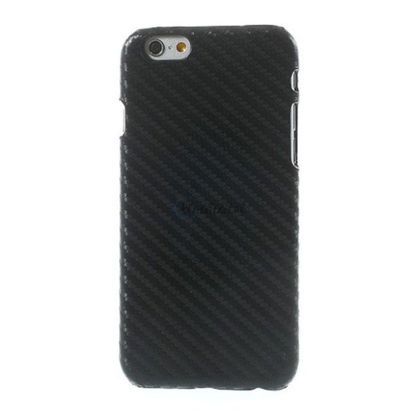 Protectie din plastic pentru telefon (model carbon) NEGRU Apple iPhone 6S 4.7, Apple iPhone 6 4.7