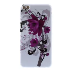   HUSĂ! - Protector de telefon din silicon (model flori de lotus) ALB Apple iPhone 6 Plus 5.5, Apple iPhone 6S Plus 5.5
