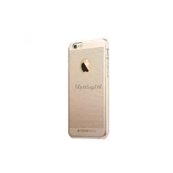   HUSĂ! - TOTU Protectie ambulatorie pentru telefon din plastic (model perforat, decupaj logo) GOLD Apple iPhone 6 4.7, Apple iPhone 6S 4.7