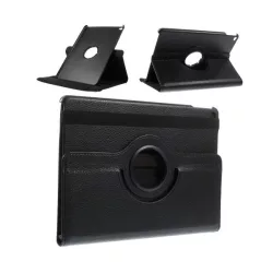   Carcasă în picioare, efect piele (FLIP, suport de birou, 360°) NEGRU Apple IPAD Air 2