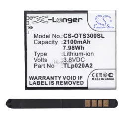   Baterie CAMERON SINO Li-Ion (3,8V/2100mAh, compatibil Alcatel TLi020A1) NEGRU Alcatel Pop S3 (OT-5050Y)
