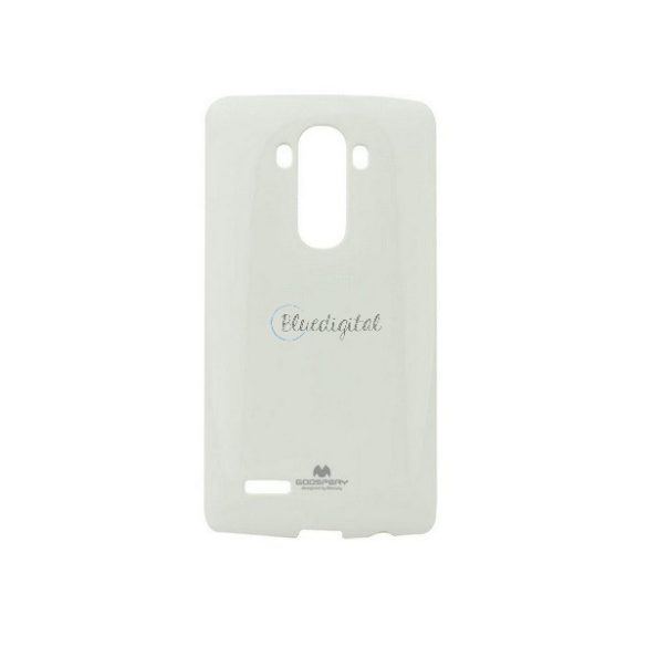 Protector de telefon din silicon MERCURY Goospery (pulbere de mica) ALB LG G4 (H815)