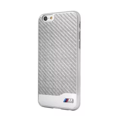   HUSĂ! - CG MOBILE BMW M protectie din plastic pentru telefon (model carbon) ARGENTIU Apple iPhone 6S Plus 5.5, Apple iPhone 6 Plus 5.5