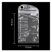   Husă rezistentă la cădere / umezeală / praf, rezistentă la manipulare, AQUA (universal, plajă, lac, exterior) FEHÉR Xiaomi Poco F5 Pro, Alcatel OTE, Alcatel OTE S853, ZTE Blade Super, Motorola E3, Motorola Z3, Vo