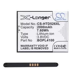   Baterie CAMERON SINO Li-Ion (3,8V/2000mAh, compatibil HTC BOPL4100) NEGRU HTC Desire 526G+