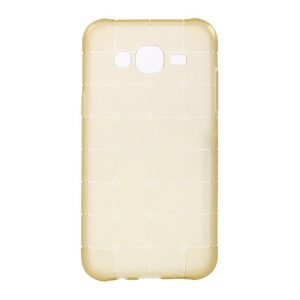 Protectie din silicon pentru telefon (model cub) GOLD Samsung Galaxy J5 (2015) SM-J500