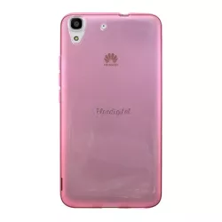   HUSĂ! - Protectie de telefon din silicon ROZ LUMINANT Huawei Y6