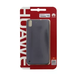   HUSĂ! - Protectie de telefon din plastic HUAWEI (ultra-subtire, 0,8 mm) GRI Huawei Y6