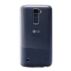   Protectie din silicon pentru telefon (ultra-subtire) TRANSPARENT LG K10 (K420n)